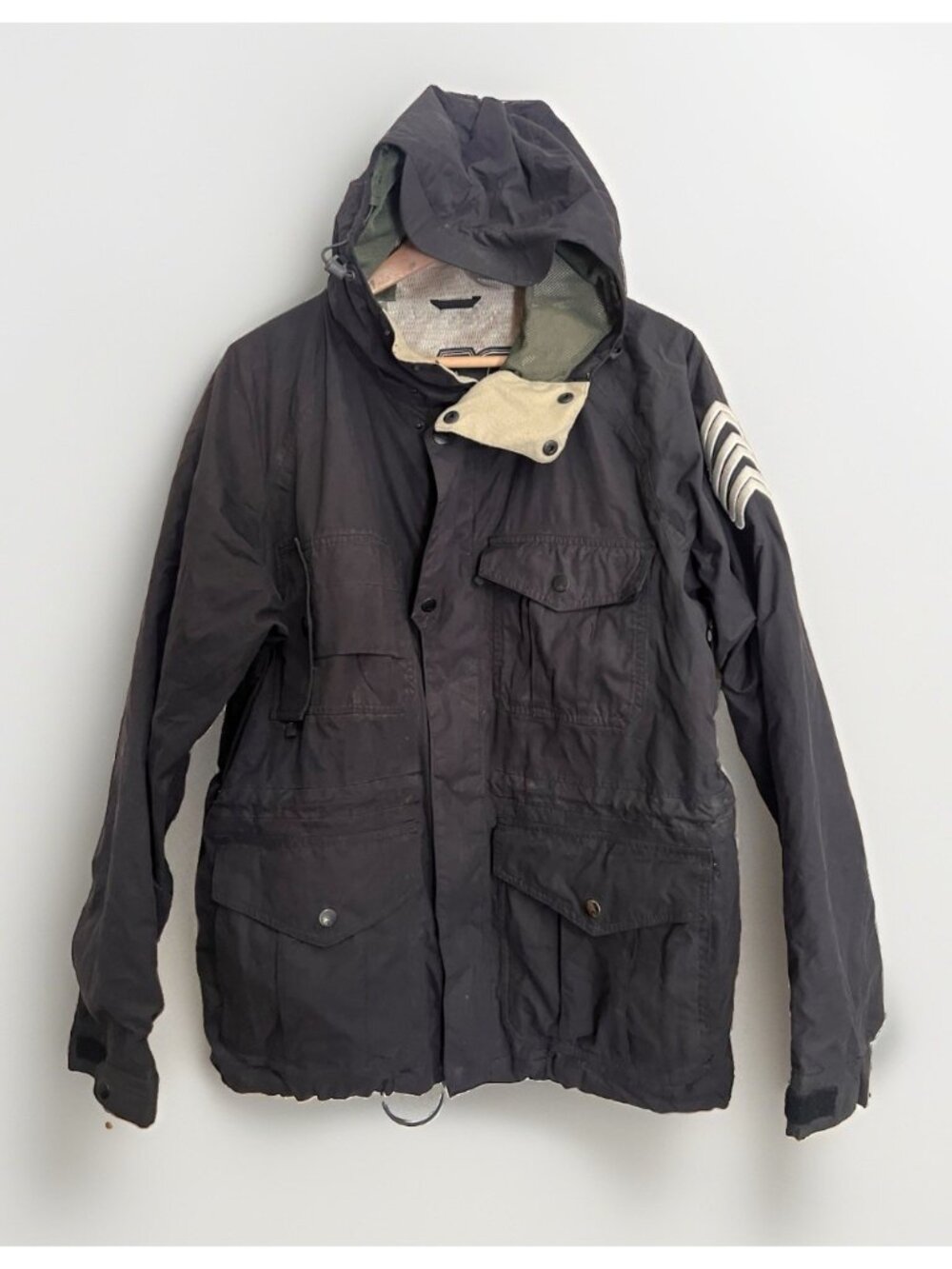 Vintage Y2K Burton Analog Snowboard Jacket Size Small Military